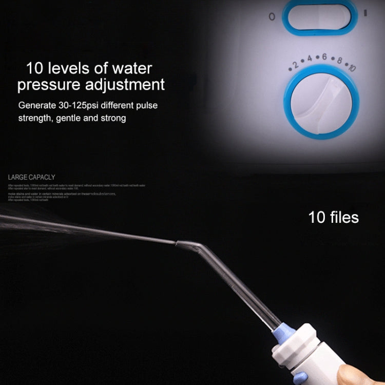 Nicefeel Dental Floss Oral IrrigatorTooth Cleaner Water Flosser(Blue+White)