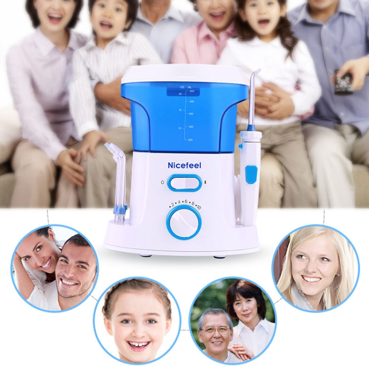 Nicefeel Dental Floss Oral IrrigatorTooth Cleaner Water Flosser(Blue+White)