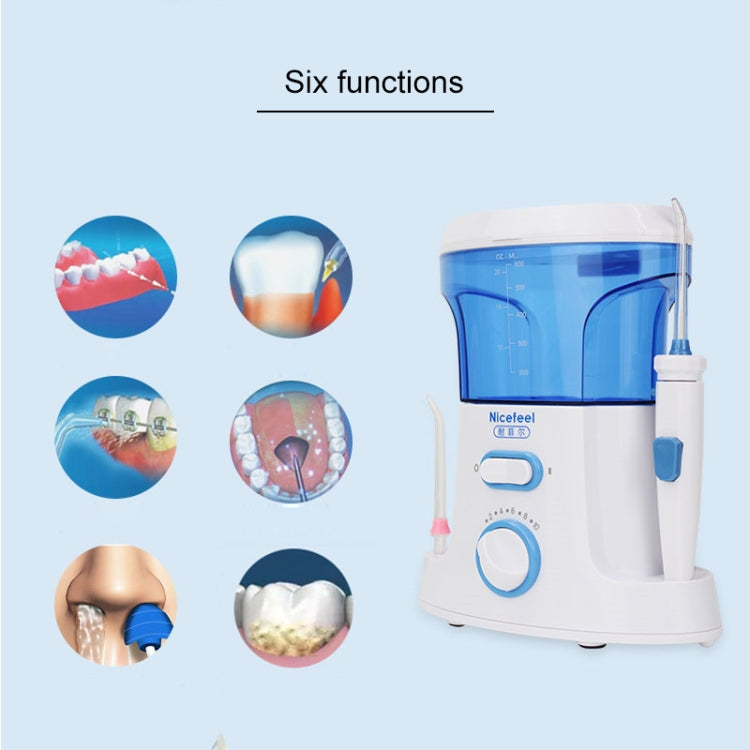 Nicefeel Dental Floss Oral IrrigatorTooth Cleaner Water Flosser(Blue+White)