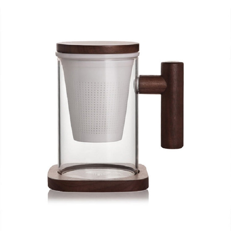 High Borosilicate Glass Sheep Fat Jade Porcelain Tea Leak Bubble Tea Cup, Capacity: 300ML, Style:Yisheng Cup 2A