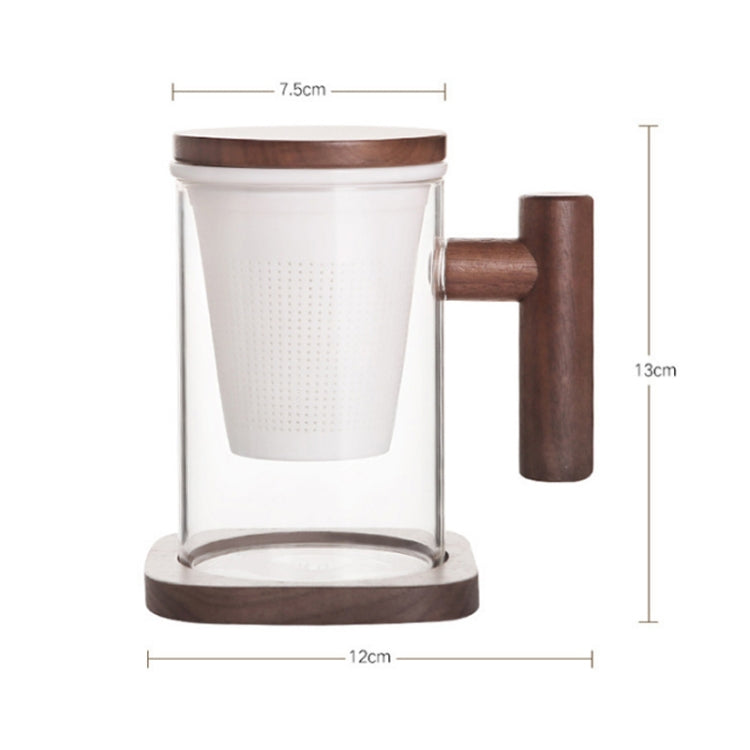 High Borosilicate Glass Sheep Fat Jade Porcelain Tea Leak Bubble Tea Cup, Capacity: 300ML, Style:Yisheng Cup 2A