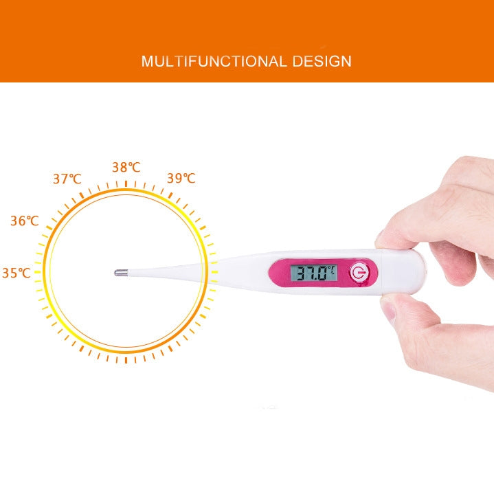 Electronic Digital Thermometer Body Temperature Fever Measurement