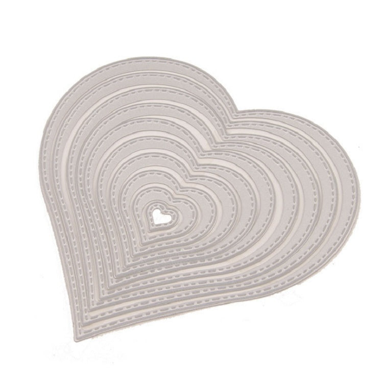 10 PCS/Set Of Metal Embossed Cutting Knife Mold Carbon Steel Paper Cutting Card Template Love Set