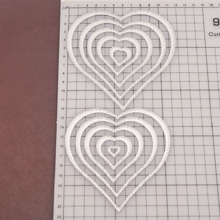 10 PCS/Set Of Metal Embossed Cutting Knife Mold Carbon Steel Paper Cutting Card Template Love Set