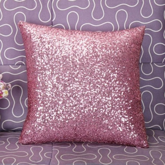 KL-1-14 Glitter Sequins Sofa Throw Pillow Cover For Home Decoration Sofa Cushion Case
