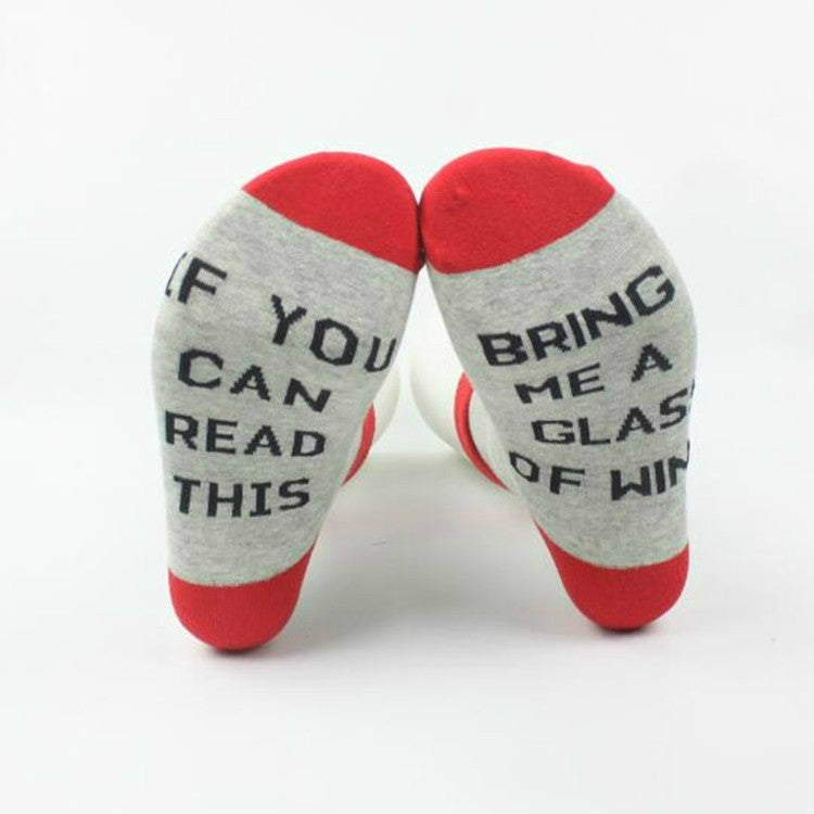 Hip Hop Socks Letter Funny Socks Male Female Tide Socks