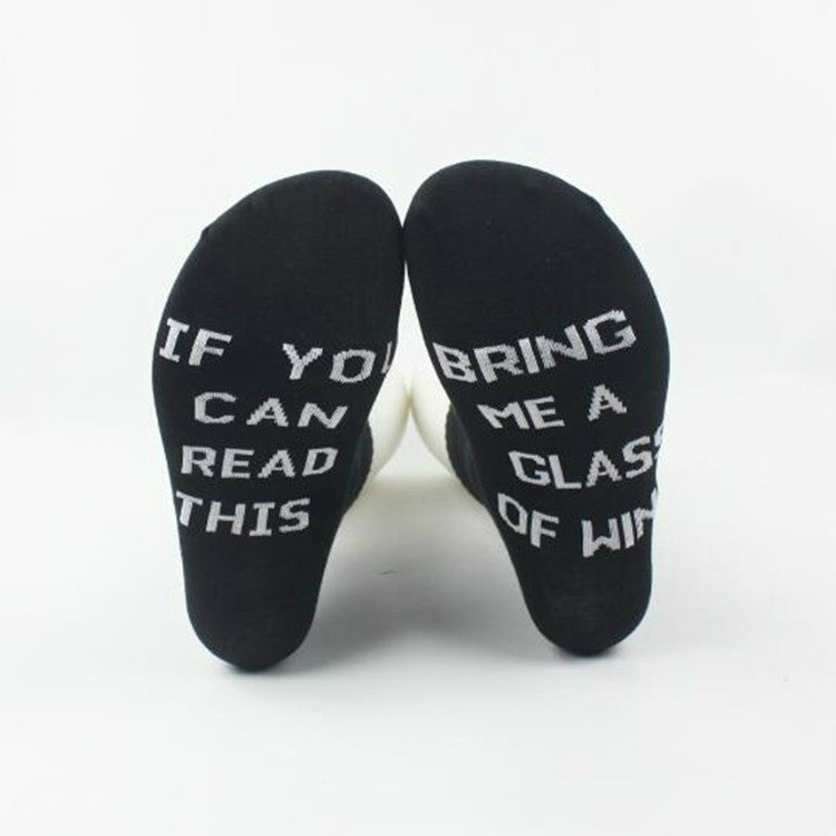 Hip Hop Socks Letter Funny Socks Male Female Tide Socks