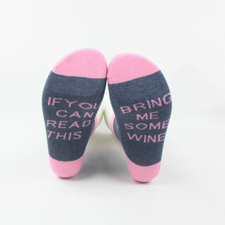 Hip Hop Socks Letter Funny Socks Male Female Tide Socks