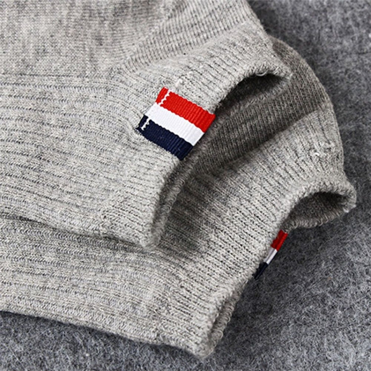 Pure Cotton Color Cloth Breathable Sailboat Socks, Size:One Size(White)