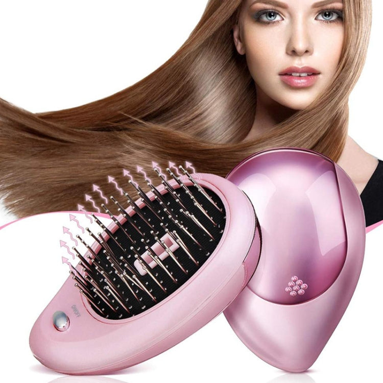 Portable Electric Hair Ionic Brush Hair Straightener Brush Negative Ion Comb Anti-static Massage Mini Straight Hair comb