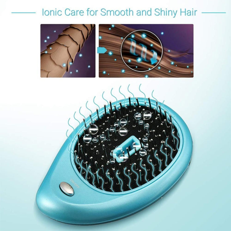 Portable Electric Hair Ionic Brush Hair Straightener Brush Negative Ion Comb Anti-static Massage Mini Straight Hair comb