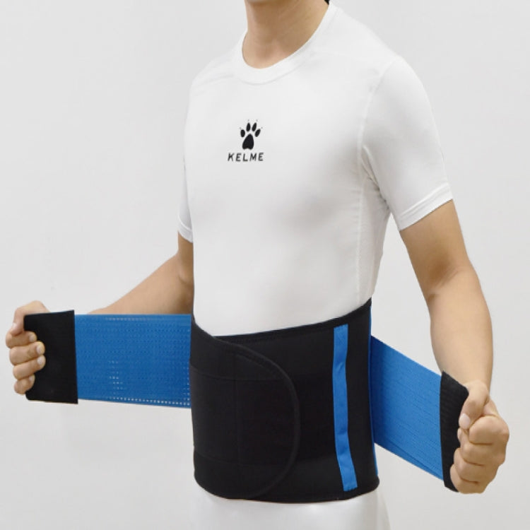 Men and Women Neoprene Lumbar Waist Support Unisex Exercise Weight Loss Burn Shaper Gym Fitness Belt, Size:L
