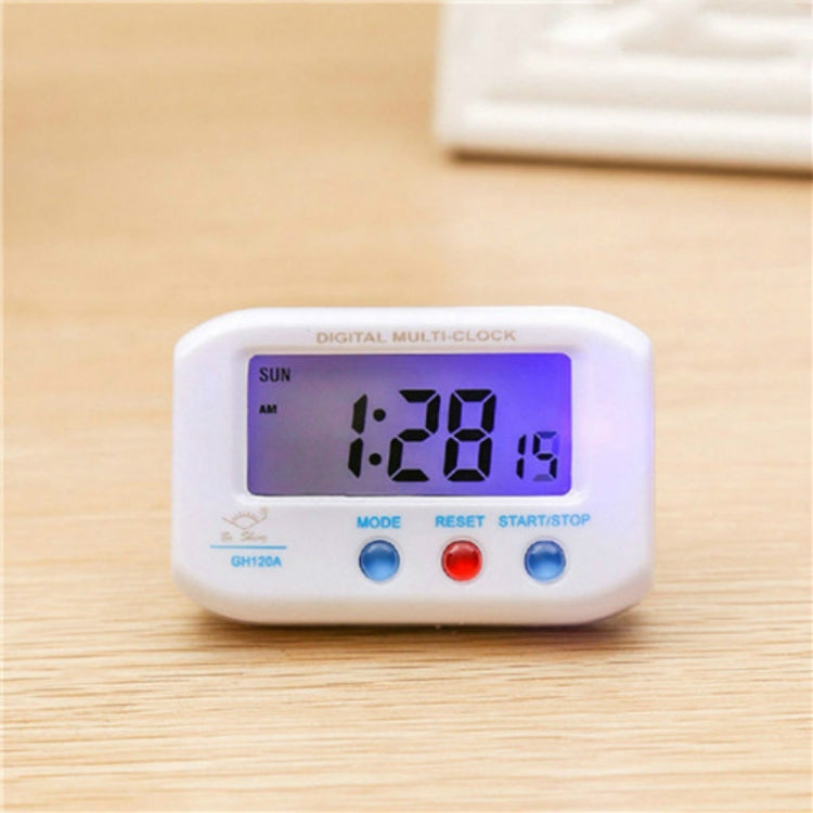 Portable Pocket Sized Digital Electronic Travel Alarm Clock Automotive Electronic Luminous Stopwatch LCD Clock