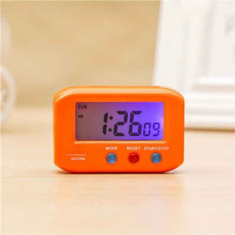 Portable Pocket Sized Digital Electronic Travel Alarm Clock Automotive Electronic Luminous Stopwatch LCD Clock