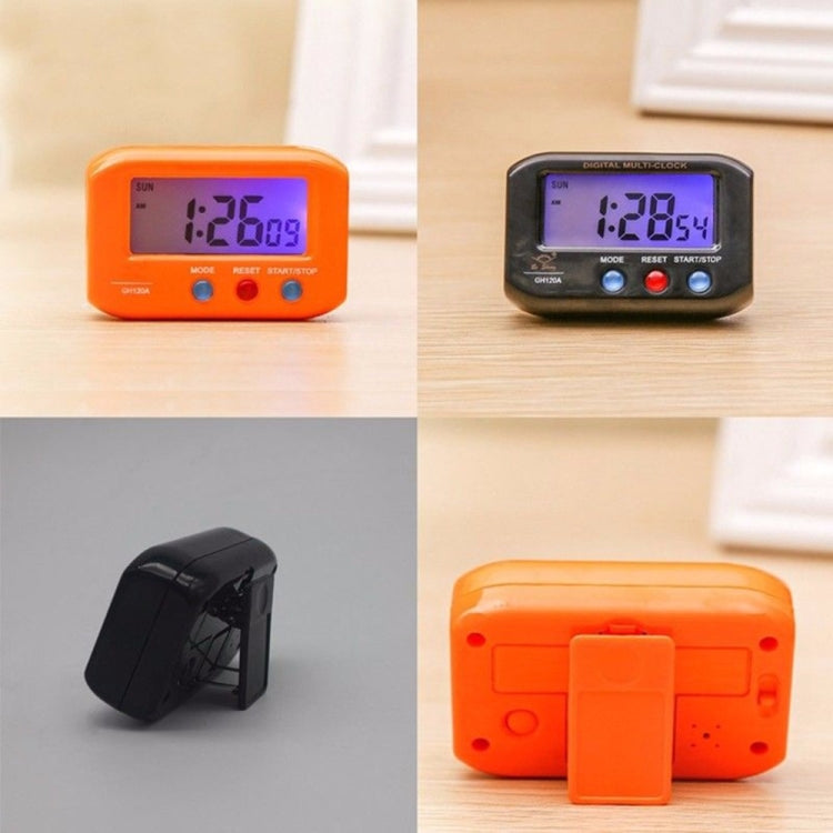 Portable Pocket Sized Digital Electronic Travel Alarm Clock Automotive Electronic Luminous Stopwatch LCD Clock