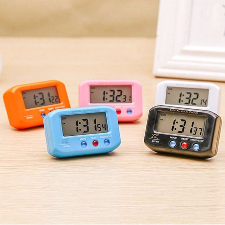 Portable Pocket Sized Digital Electronic Travel Alarm Clock Automotive Electronic Luminous Stopwatch LCD Clock