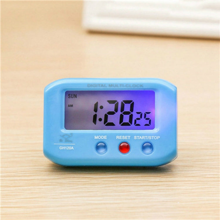 Portable Pocket Sized Digital Electronic Travel Alarm Clock Automotive Electronic Luminous Stopwatch LCD Clock