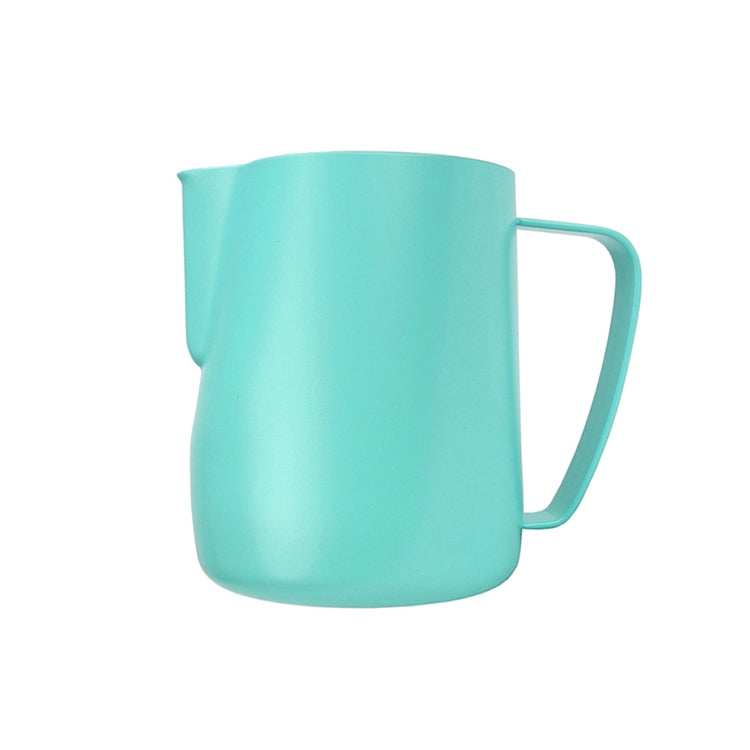 Milk Jug 0.3-0.6L Stainless Steel Frothing Pitcher Pull Flower Cup Coffee Milk Frother Latte Art Milk Foam Tool Coffeware, Capacity:350ml