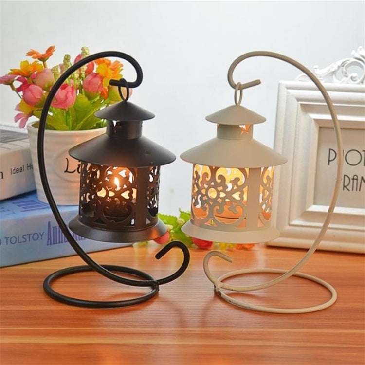 Hollow Retro Elegant Wedding Candlestick Wrought Iron Crafts Home Decoration Shooting Props