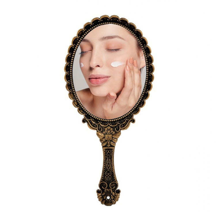 Vintage Mirror Handhold Makeup Mirror(Bronze)