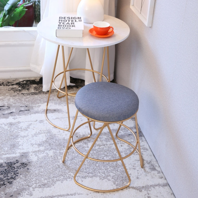 Nordic Minimalist Creative Wrought Iron Cafe High Chair, Size:75cm(White)