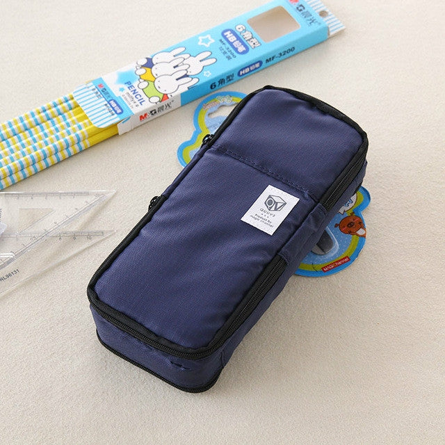 Multifunction School Pencil Case Bags Boys Large Capacity Pen Curtain Box Kids Gift