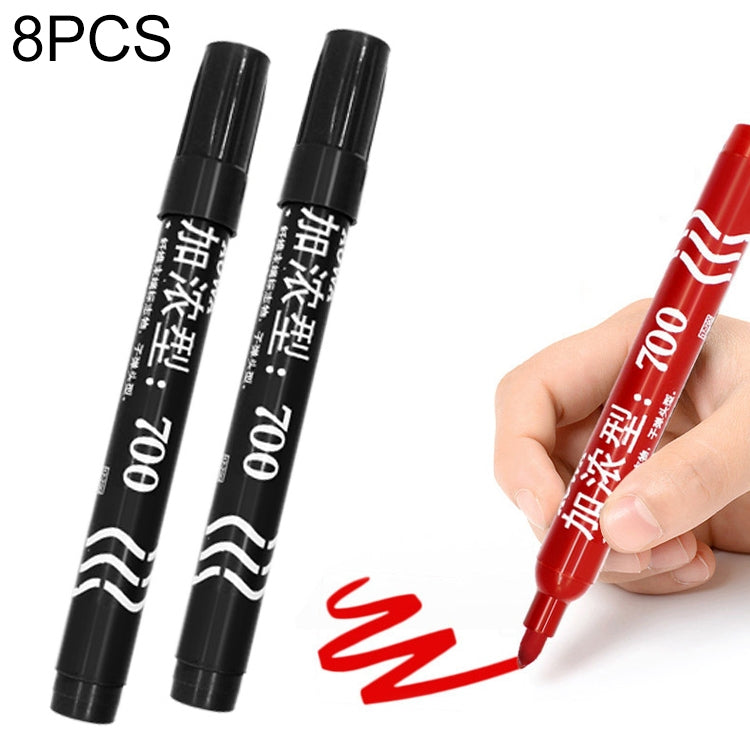 8 PCS Permanent Paint Marker Pen Oily Waterproof Markers Pens Graffiti Stationery Supplies