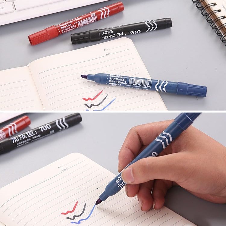 8 PCS Permanent Paint Marker Pen Oily Waterproof Markers Pens Graffiti Stationery Supplies