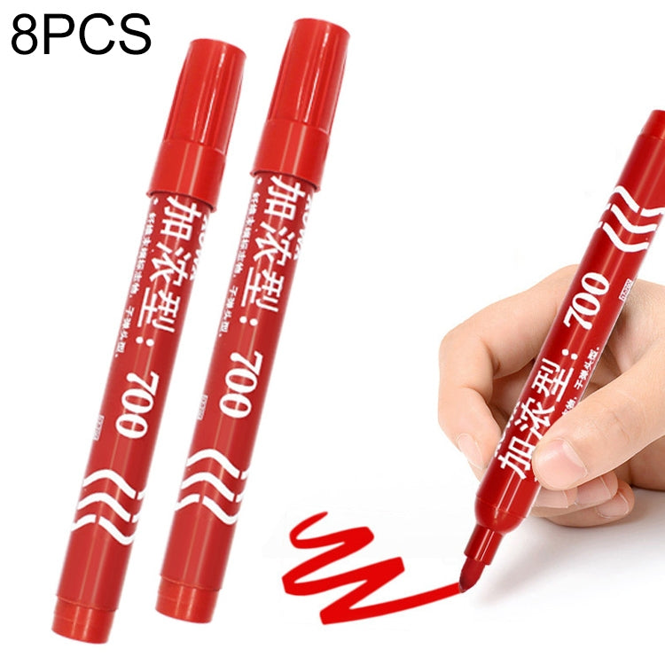 8 PCS Permanent Paint Marker Pen Oily Waterproof Markers Pens Graffiti Stationery Supplies