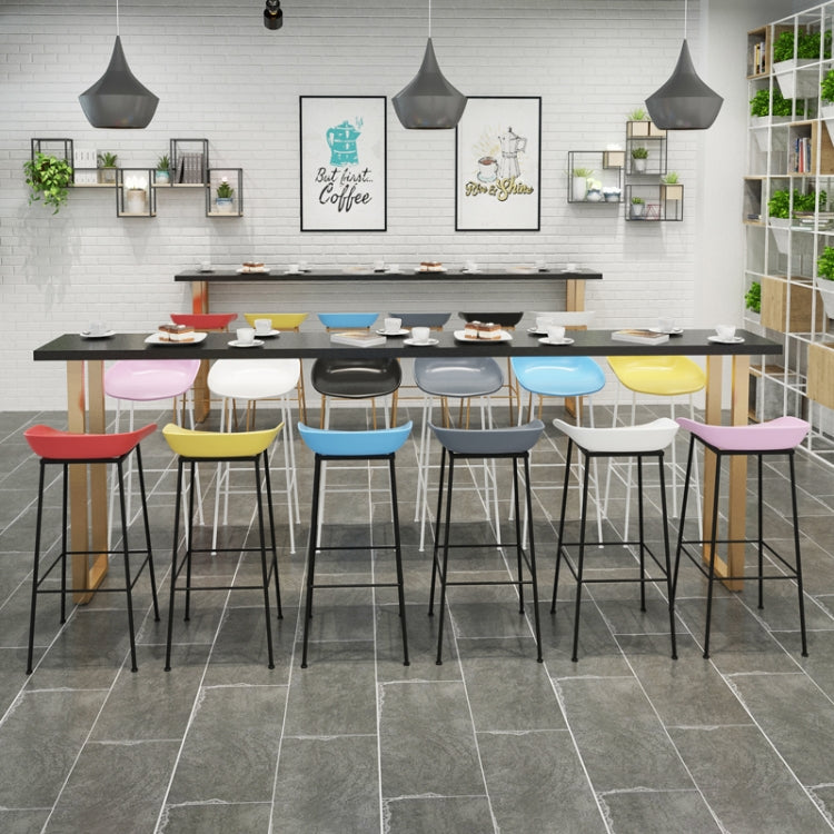 Chairs Bar Iron Family Creative Milk Tea Shop Cafe Counter, Size: 43x43x75cm