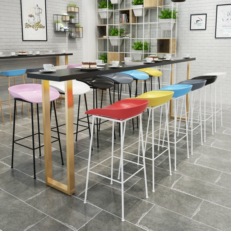 Chairs Bar Iron Family Creative Milk Tea Shop Cafe Counter, Size: 43x43x75cm
