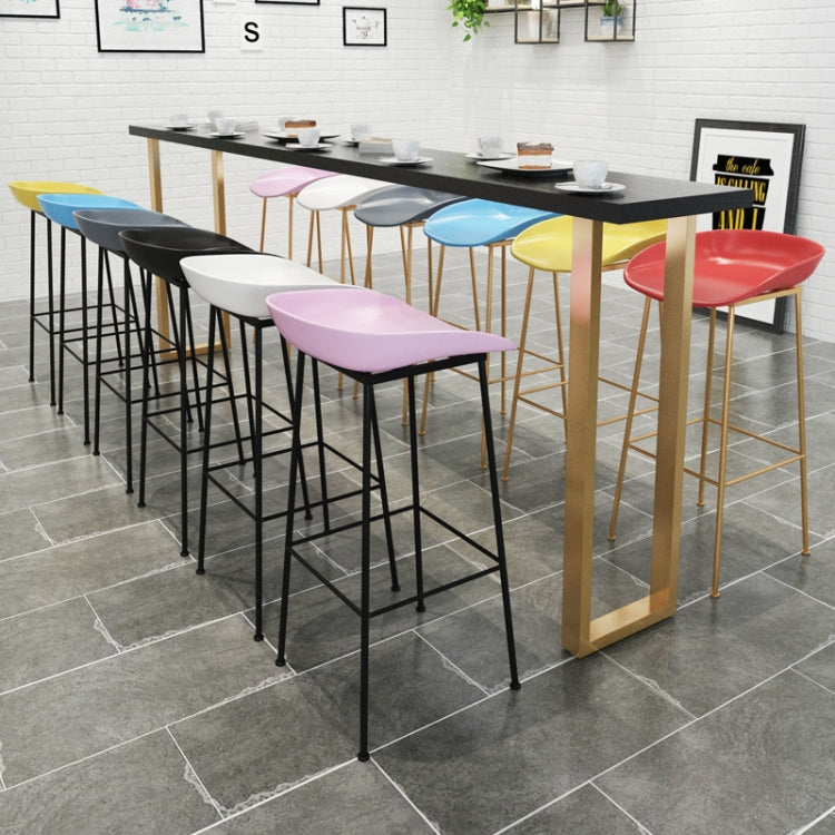 Chairs Bar Iron Family Creative Milk Tea Shop Cafe Counter, Size: 43x43x75cm