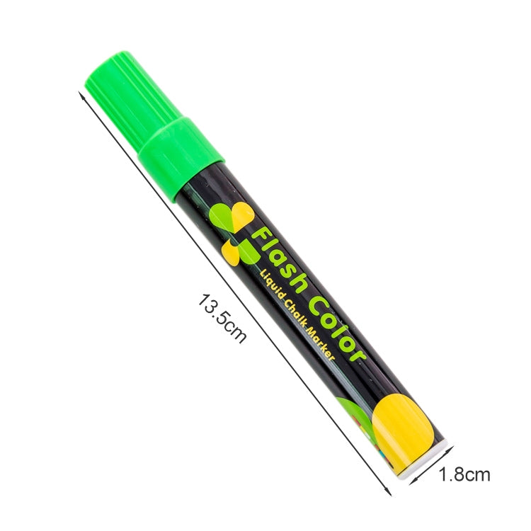 2 PCS Cute Candy Highlighter Fluorescent Liquid Chalk Marker Neon Pen LED Writing Board For Painting Graffiti Office Supply