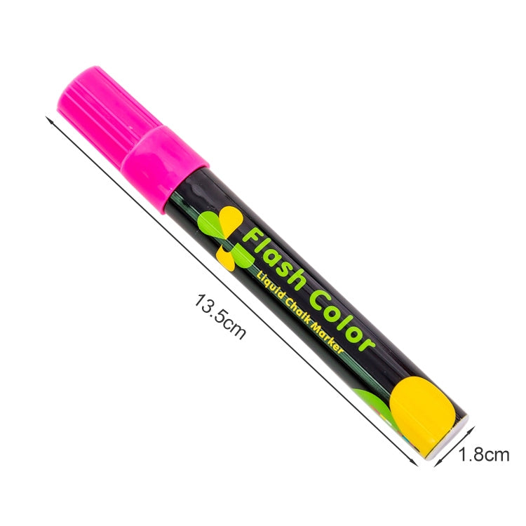 2 PCS Cute Candy Highlighter Fluorescent Liquid Chalk Marker Neon Pen LED Writing Board For Painting Graffiti Office Supply