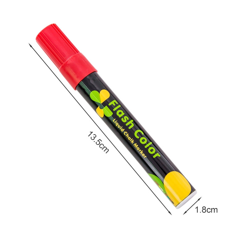 2 PCS Cute Candy Highlighter Fluorescent Liquid Chalk Marker Neon Pen LED Writing Board For Painting Graffiti Office Supply