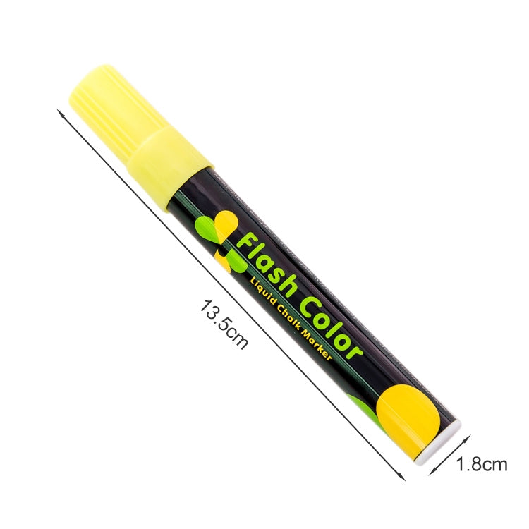 2 PCS Cute Candy Highlighter Fluorescent Liquid Chalk Marker Neon Pen LED Writing Board For Painting Graffiti Office Supply