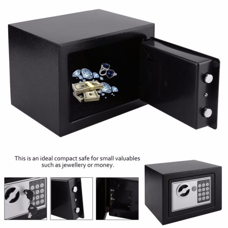 Home Digital Electronic Office Wall Type Jewelry Money Anti-Theft Safe Box