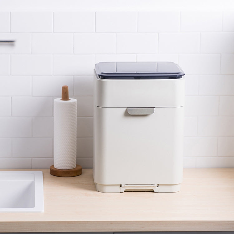 Tableware Storage Box Multi-layer Storage Drain Rack Tableware Storage Box Kitchen Utensils(Dark Blue)