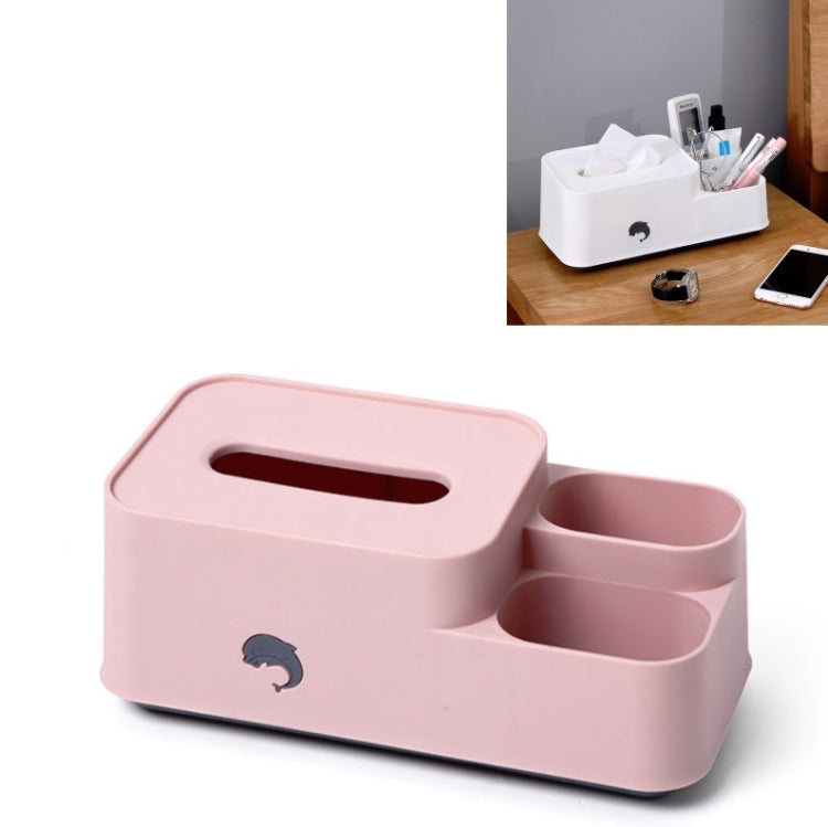 3 PCS Household Living Room Tissue Box Multifunctional Storage Box