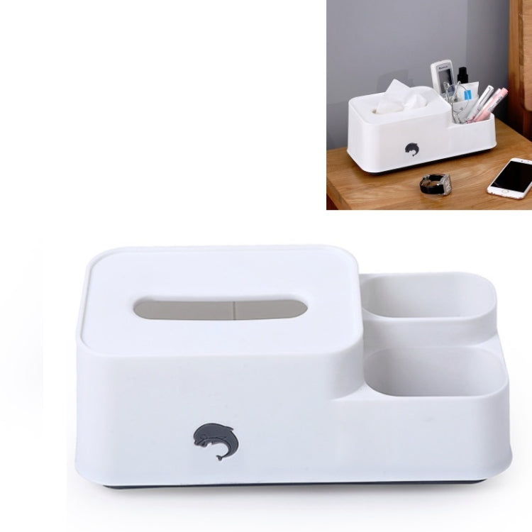 3 PCS Household Living Room Tissue Box Multifunctional Storage Box