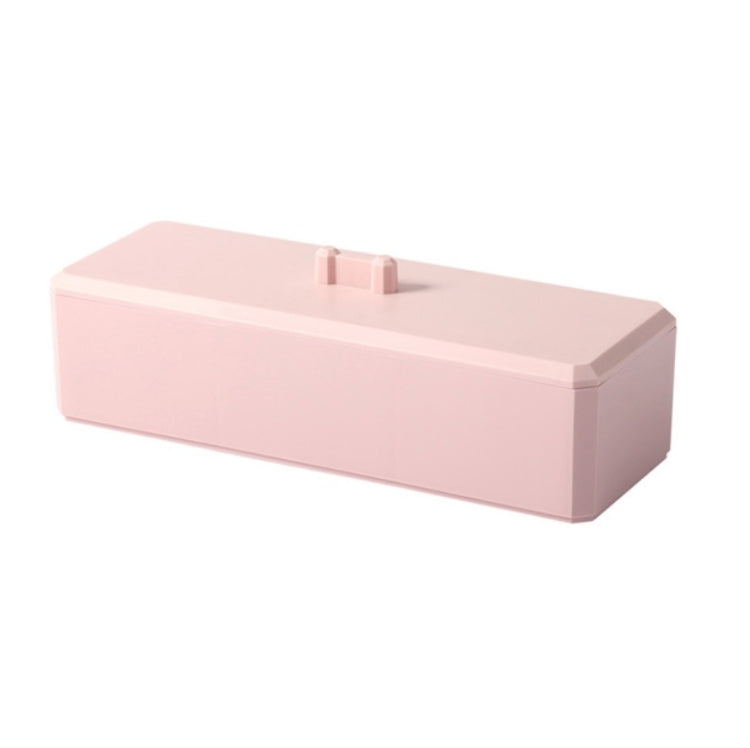 3 PCS Desktop Partition Cosmetics Storage Box Debris Finishing Box Dustproof Cotton Swab Cotton Storage Box Random Color