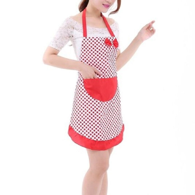 2 PCS Home Kitchen Cooking Simple Bow Lace Apron