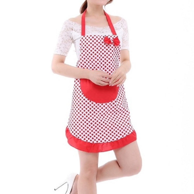 2 PCS Home Kitchen Cooking Simple Bow Lace Apron