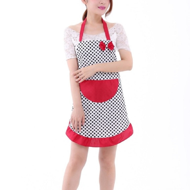 2 PCS Home Kitchen Cooking Simple Bow Lace Apron