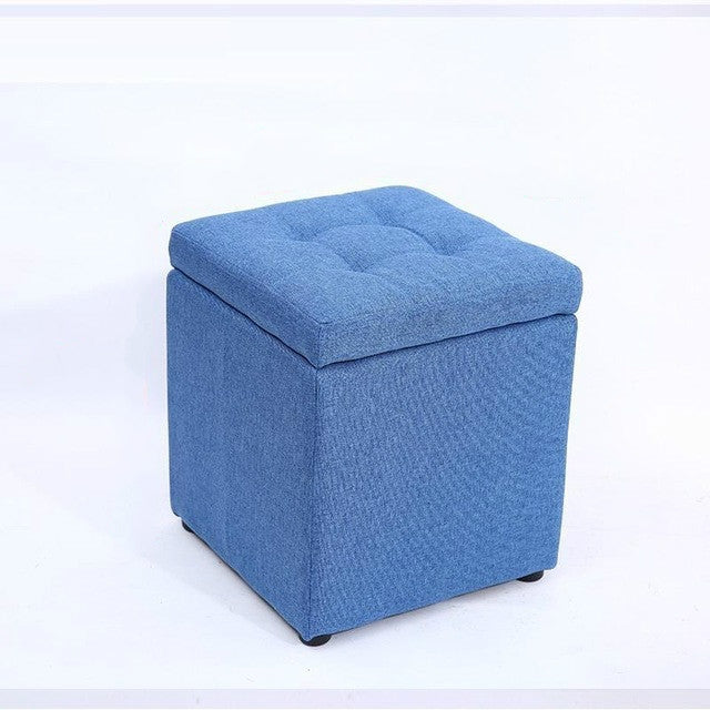 Creative Retro Storage Stool Home Fabric Stool Storage Stool