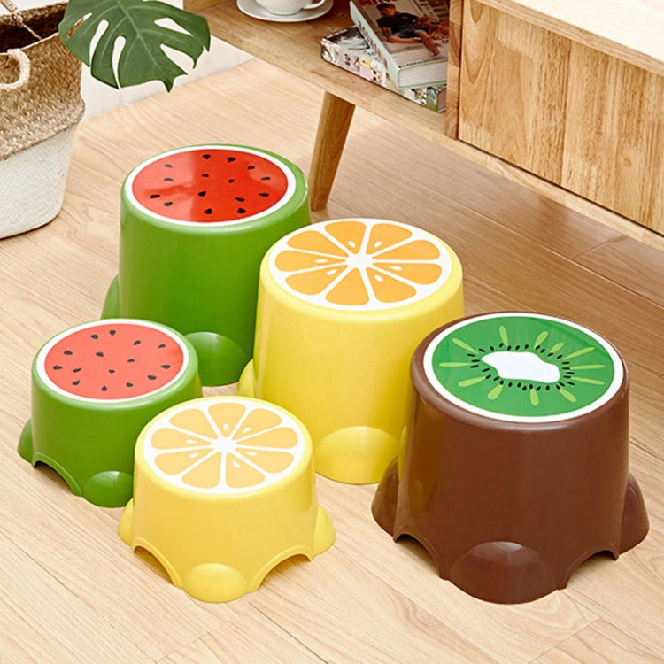 Lovely Stools Fruit Pattern Living Room Non-slip Bath Bench Child Shoes Stool, Size:20x19x13cm