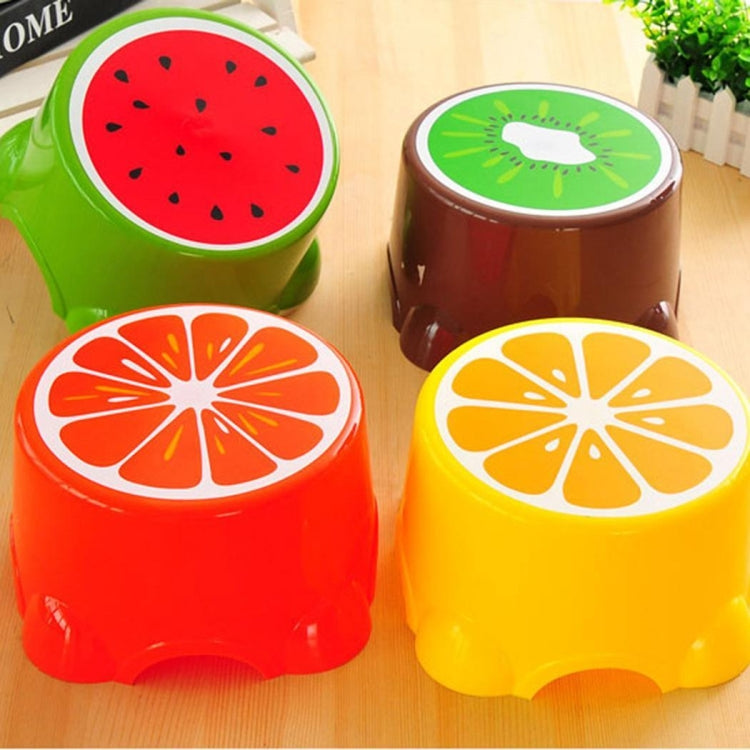 Lovely Stools Fruit Pattern Living Room Non-slip Bath Bench Child Shoes Stool, Size:31.7x24x21cm