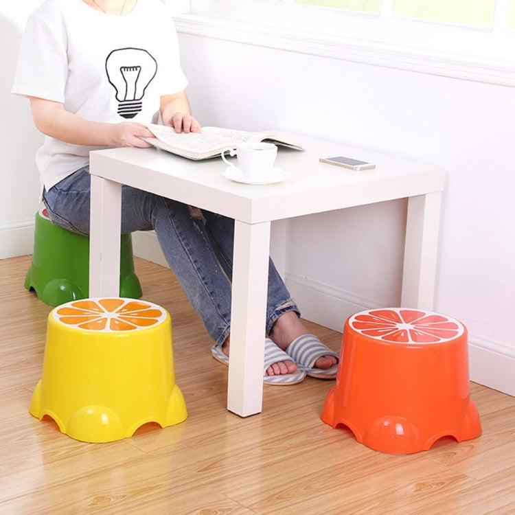 Lovely Stools Fruit Pattern Living Room Non-slip Bath Bench Child Shoes Stool, Size:31.7x24x21cm