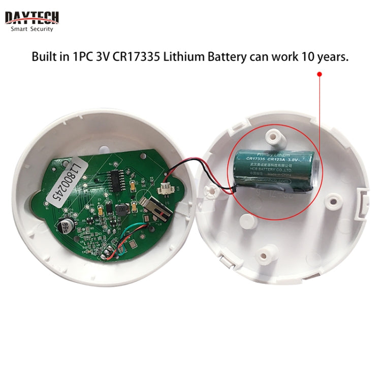 S27P Smoke Detector Fire Alarm Alert Photoelectric Gas Sensor
