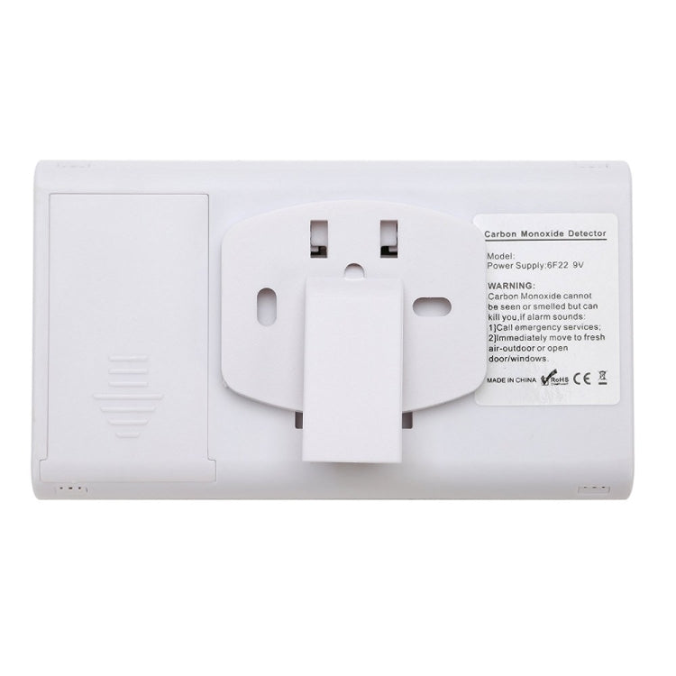 Gas Sensor Carbon Monoxide Poisoning Warning LCD Carbon Alarm Detector